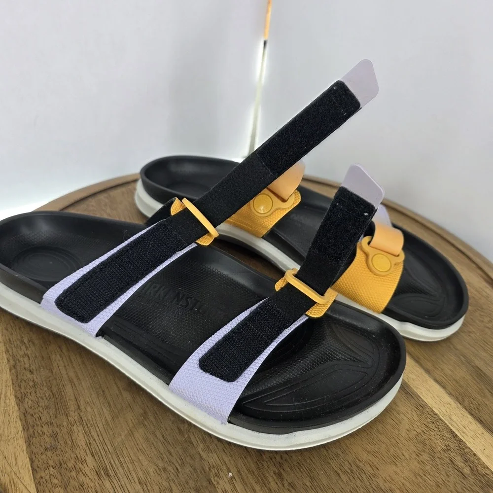 BIRKENSTOCK Sz 9 / 40 Sahara Slide Futura Purple Fog/Apricot Waterproof No Slip